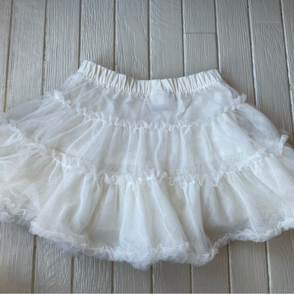 Girl's Size 3T Tulle Skirt White Cherokee - Picture 2 of 7